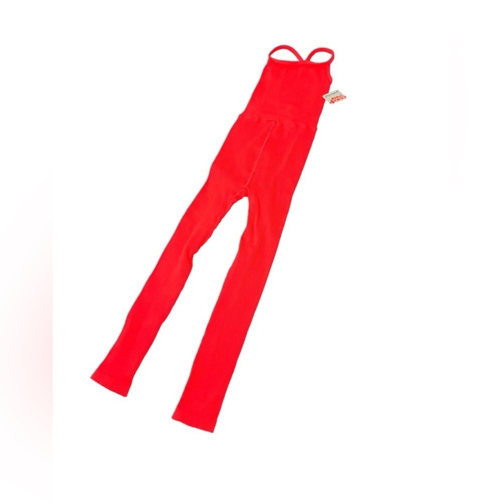Free People Happiness Runs Square Neck Onesie Jumpsuit - Picture 5 of 12
